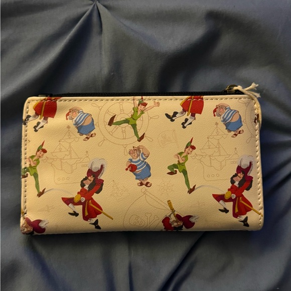Loungefly Disney RARE Peter Pan Flap Wallet - Picture 5 of 5